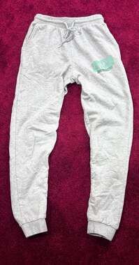 boohooMAN Lift Club Jogger Sweatpants Size XS Gray